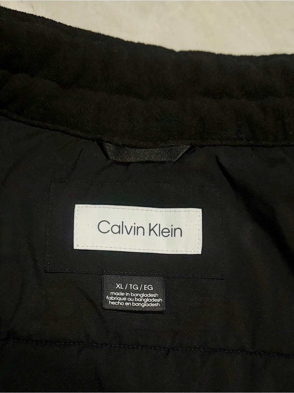 Calvin Klein Men's Black Quilted Lightweight Puffer Jacket - Picture 6 of 7